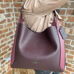 coach hadley hobo in colorblock